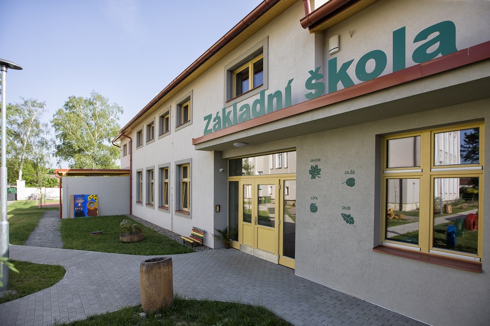 Pasivní stavba ZŠ v Malém Újezdě, foto: Miloš Štáfek